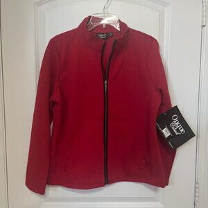 "Onque Casual" Red Cardigan style jacket